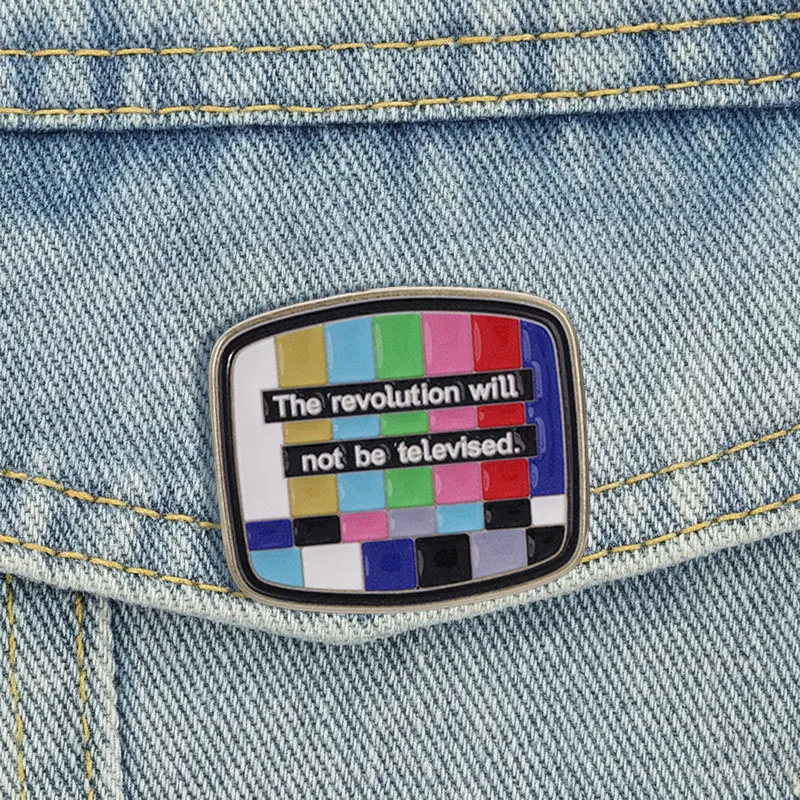 Retro TV Gesammelt Emaille Pins Benutzerdefinierte Horror Anime Film Metall Brosche Revers Abzeichen Kleidung Rucksack Halloween Punk Schmuck Geschenk – Detail 6
