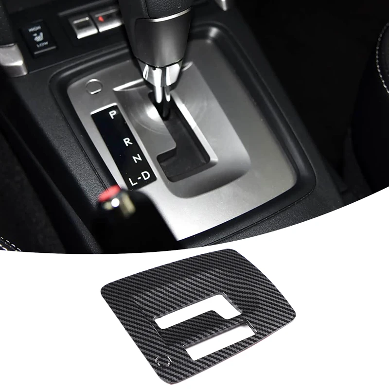 Center Shifter Bezel Gear Shift Panel Trim Sticker Console Gear Surround Decor Car Gadgets For Subaru Forester SJ 2013-2018 LHD
