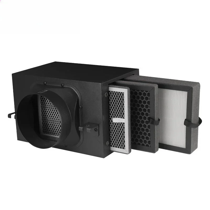 High Efficiency System Duct Fan Air Purification Box Pre-Filter Screen Deodorization Dust Haze Removal Primary Cleaning