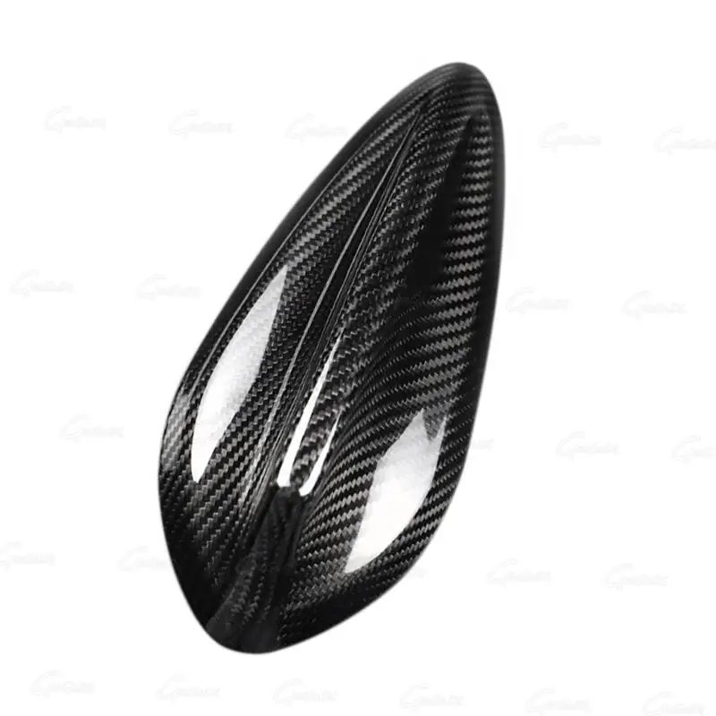 ألياف الكربون الحقيقية لسيارات BMW F20 F45 X5 X6 هوائي هوائي تصفيف السيارة هوائي زعانف القرش غطاء ديكور اكسسوارات السيارات #5