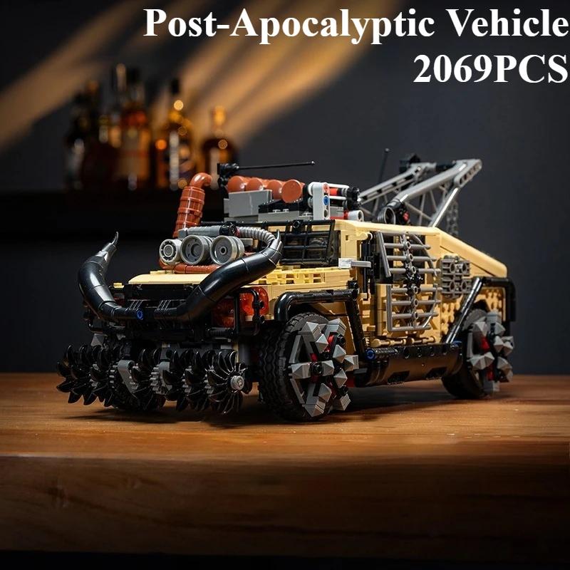 

2069PCS Post-Apocalyptic Vehicle Building Blocks Set - Assembling Model Toy for Home Decor Ideal Holiday Gift for Kids And Adult