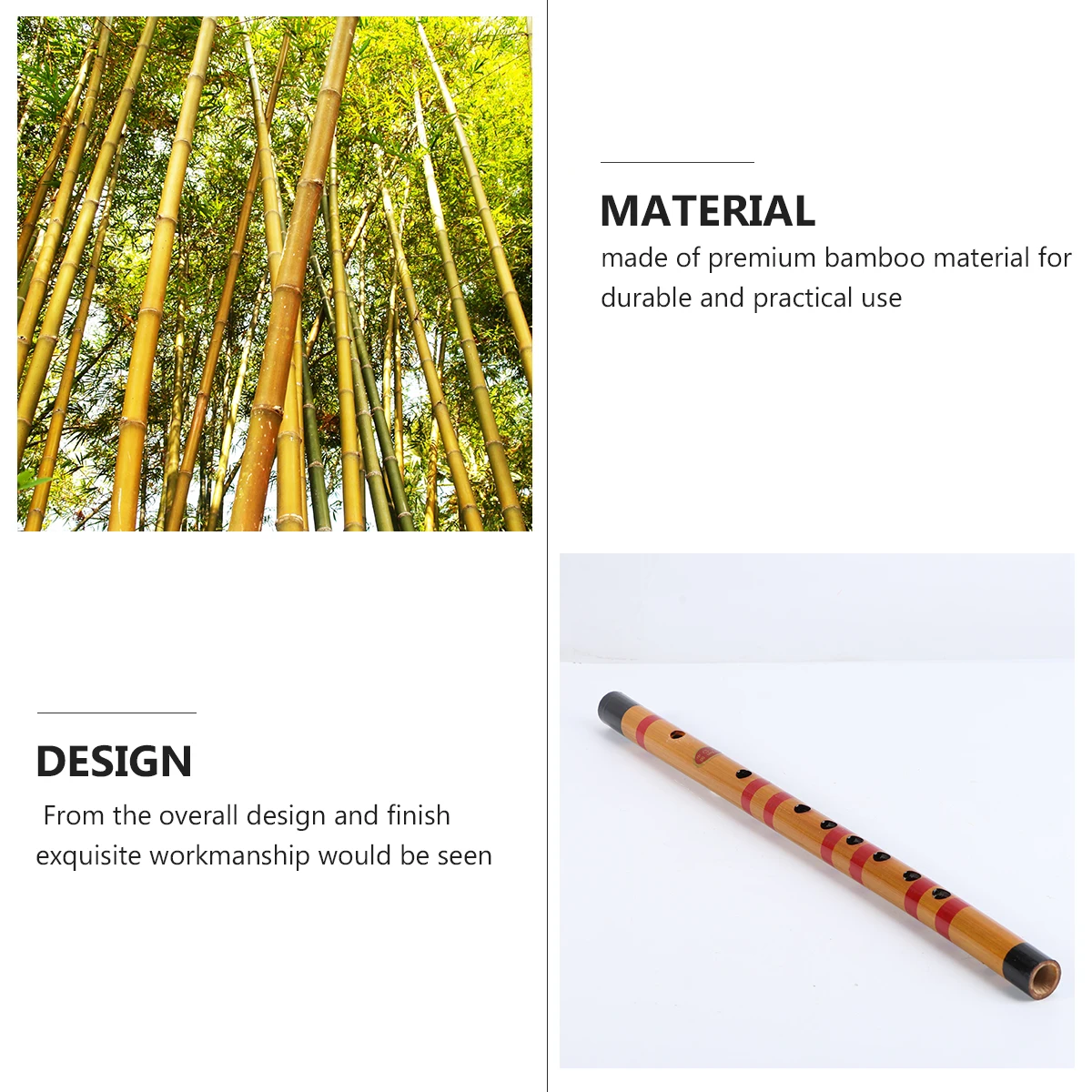 

Bamboo Flute Instrument Dizi 100cm Beginner Chinese Musical Handmade Flute Bamboo Flutes Professional Small Folk Instruments