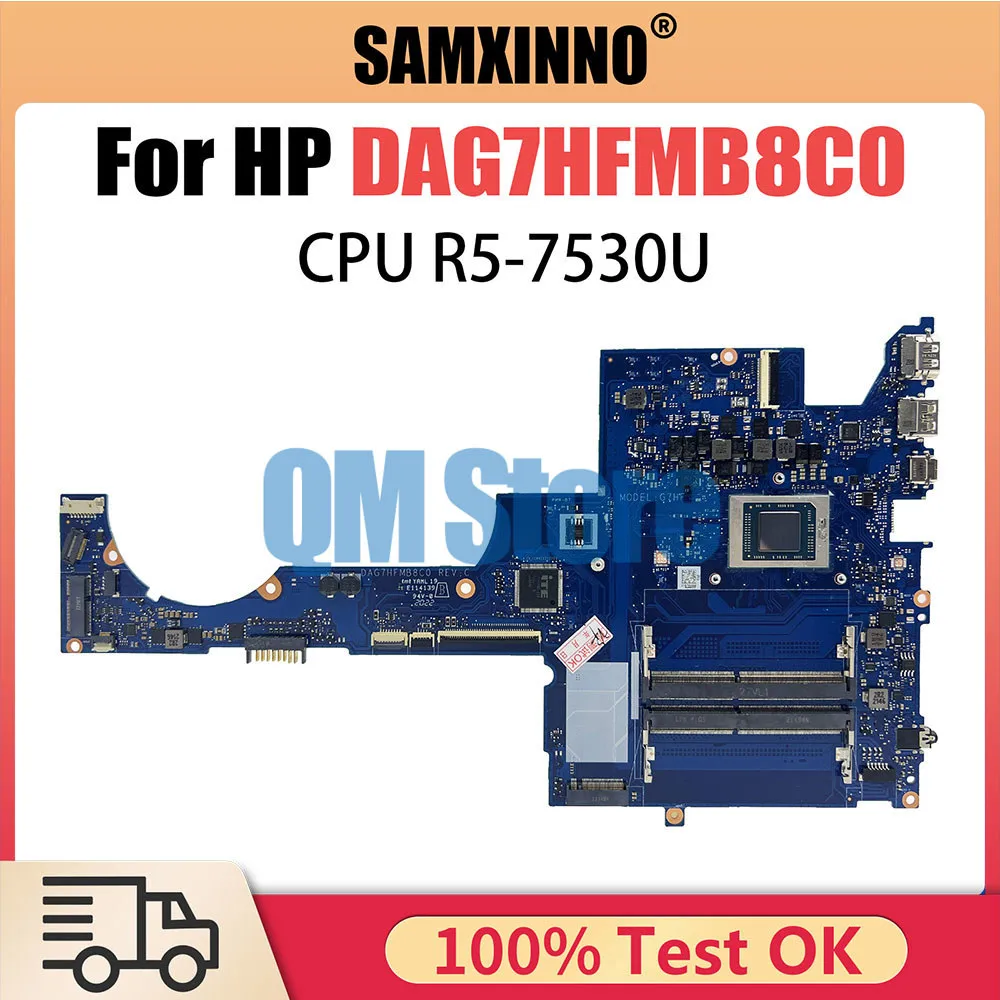 

DAG7HFMB8C0 Mainboard For HP Envy 15-EP M46331-001 M46331-601 Laptp Motherboard with CPU R5-7530U 100% Test OK