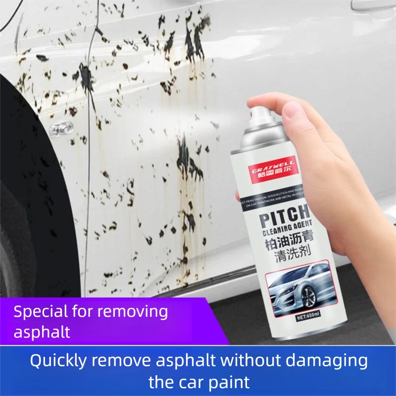

Car Asphalt Cleaner Remove Cleaning Glue Paint Surface Strong Decontamination Oil Stain Remover Non-Drying Adhesive