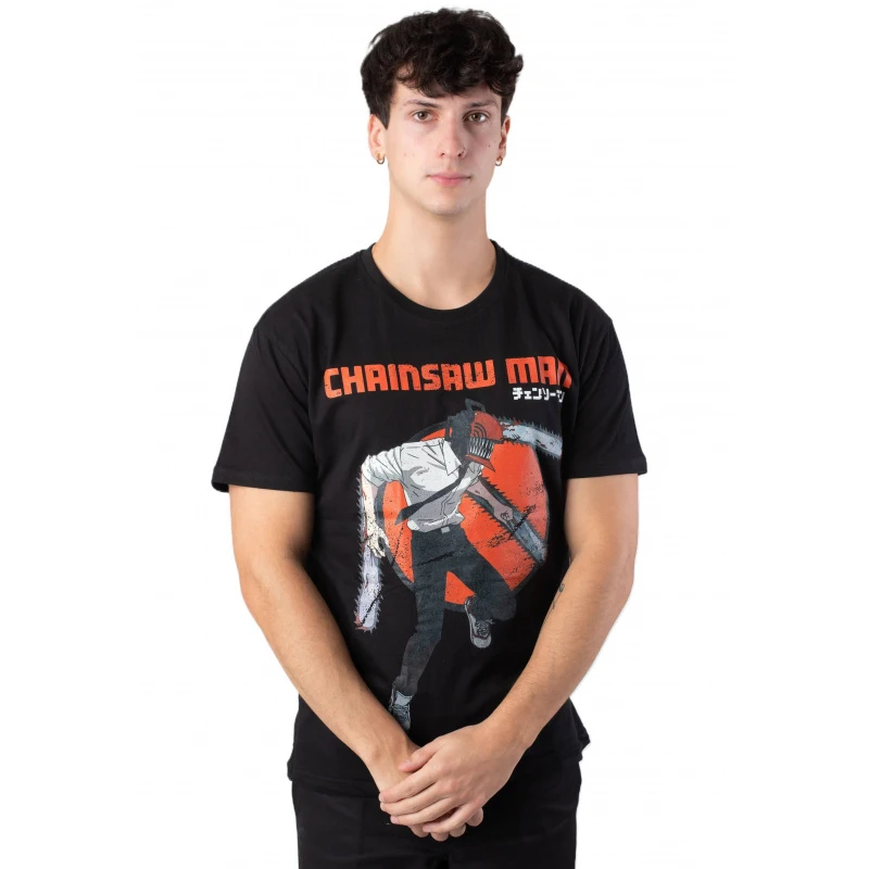 

Japan Horro Cartoon 0511 Chainsaw Anime Gift T shirt Darkness Devil Manga Graphic Clothes Short Sleeve All size tee S-6XL