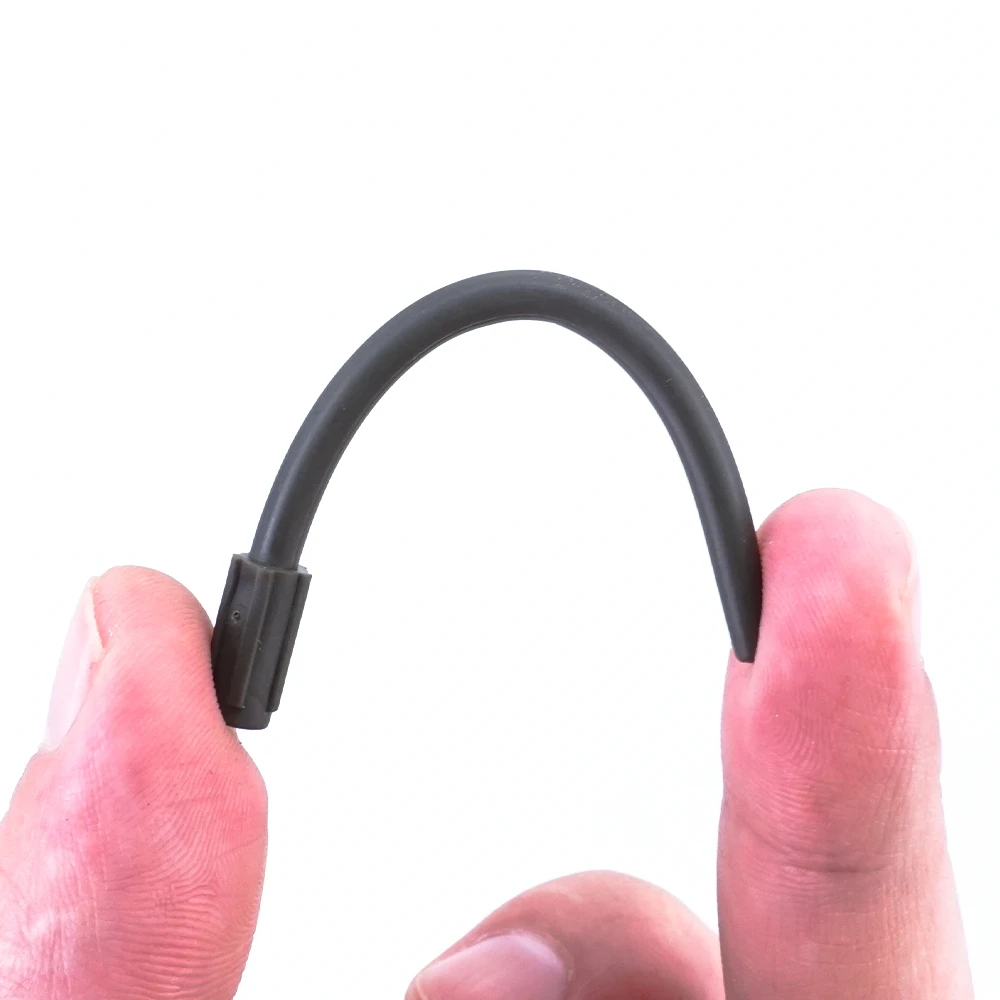 Hirisi AH013 10 قطعة 73 مللي متر لينة المطاط مكافحة تشابك الأكمام الكارب الصيد أنبوبة من الرصاص محطة معالجة لحفارات الكارب #2