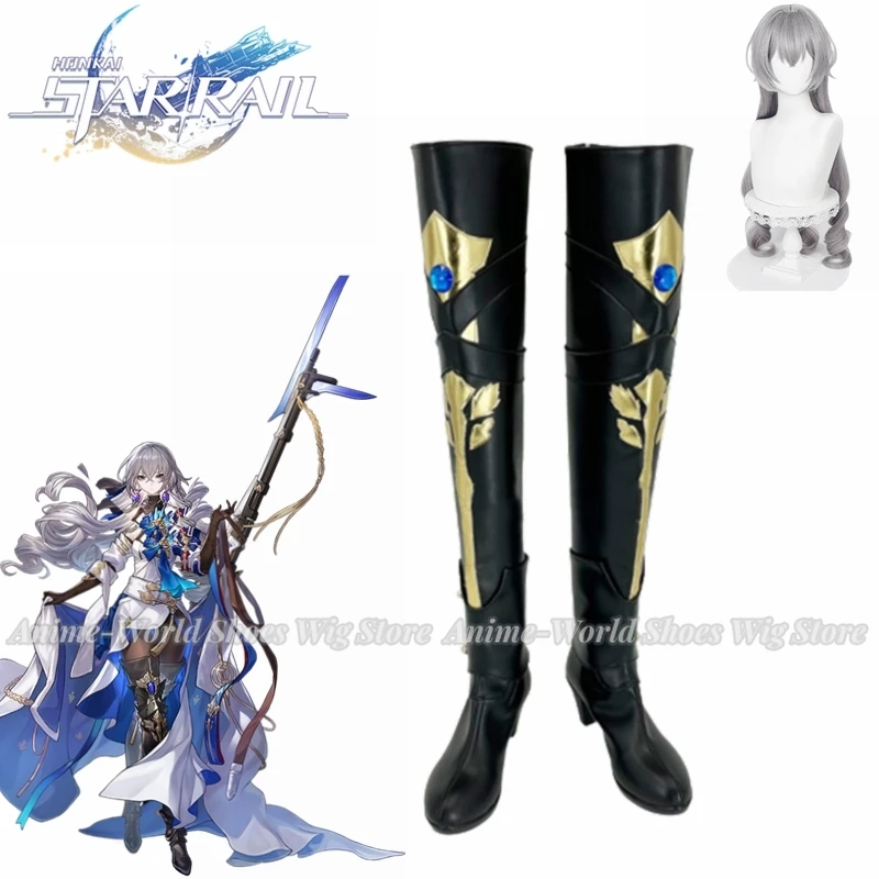 Game Honkai Star Rail Buluoniya Bronya Cosplay Shoes Boots Anime Cosplay Costumes Shoes Halloween Carnival Props Custom-made