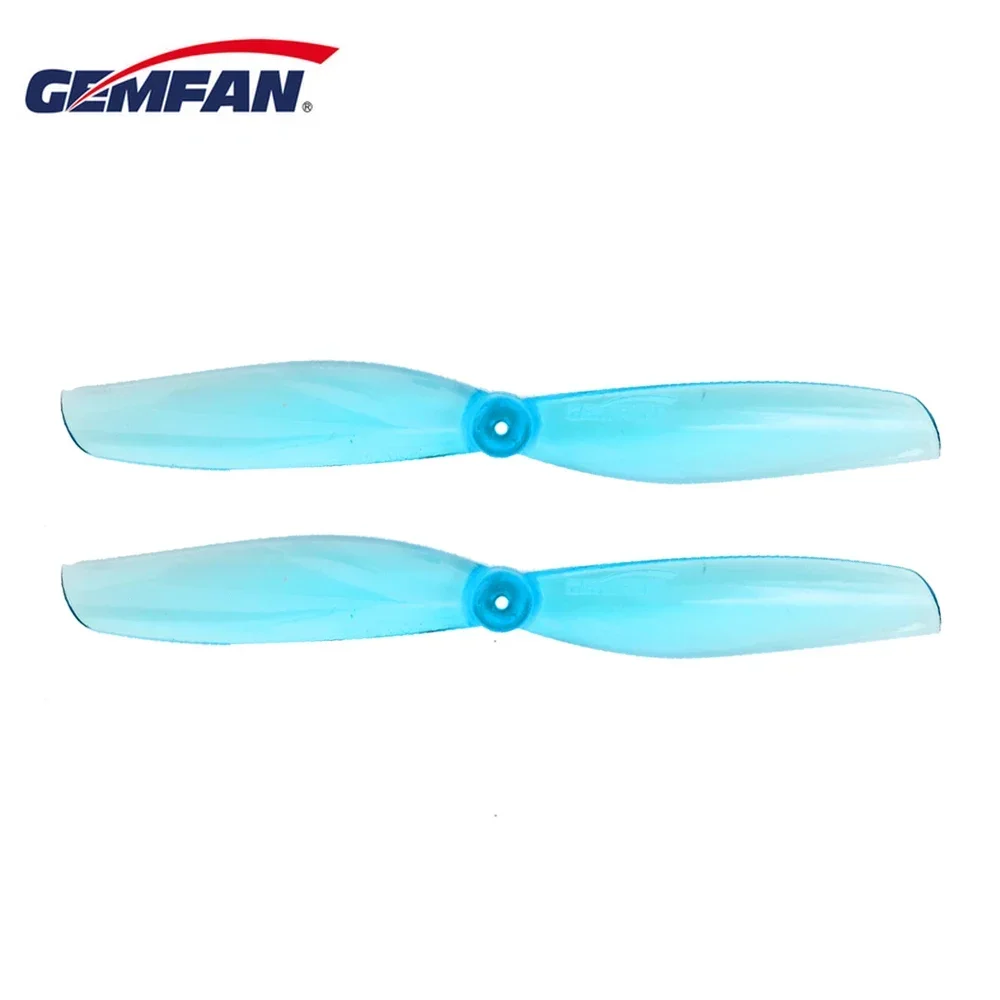 12Pairs(12CW+12CCW) Gemfan 65mmS 65mm 2-Blade Propeller 1mm 1.5mm (Random Color) for RC FPV 2.5inch Toothpick Drones