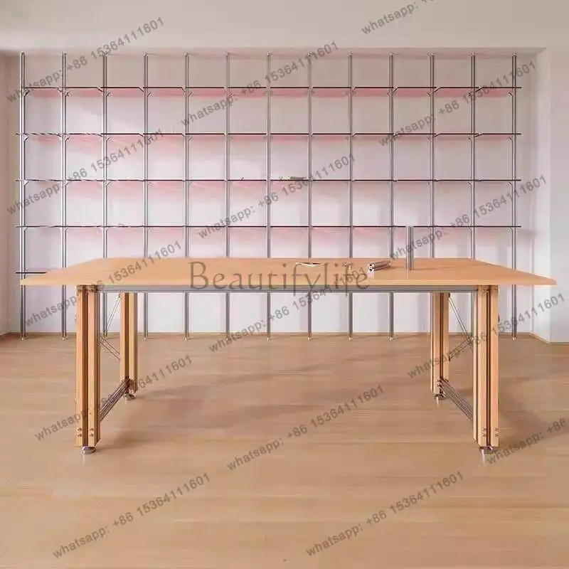Birch aluminum profile marine board conference rectangular desk workbench negotiation table