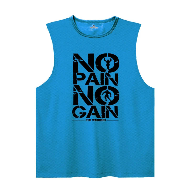 Quick-drying Men\'s Outdoor Sports Jogging Sleeveless T-shirt Comfortable Muscle Training Vest Breathable Light Top