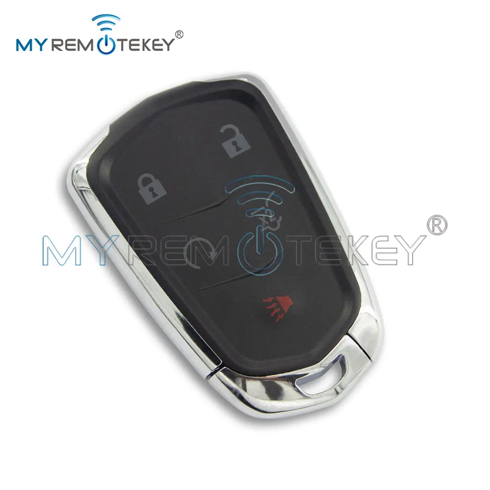 REMTEKEY 스마트 자동차 키 폴딩 쉘 리모컨 케이스 FCC HYQ2AB HYQ2EB (캐딜락 에스컬레이드 ESV ATS CTS SRX XTS 3/4/5/6 버튼용)