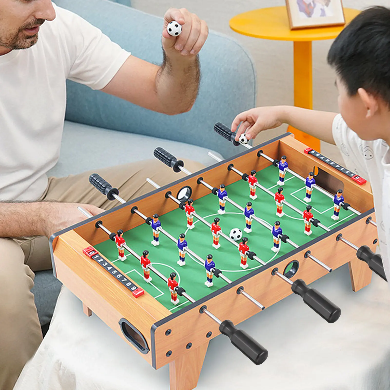 

8Pcs Foosball Handles Replacement Table Foosball Game Handles Ergonomic Non-Skid Tpr Grips for Adults Professional Table