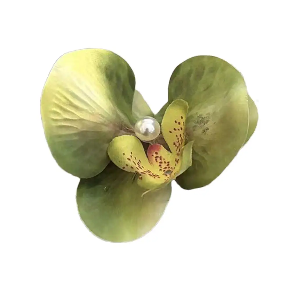 Pinzas para el pelo con flores para Primavera, horquilla Phalaenopsis a la moda, bonitas pinzas para el pelo para vacaciones en la playa, accesorios para el cabello, foto Pro B1Z1