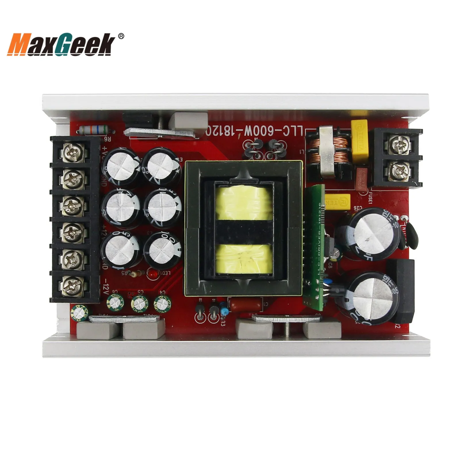 

Maxgeek 600W LLC Power Amplifier Switching Power Supply Board Dual Output 24V For Power Amplifier ±50V 5A