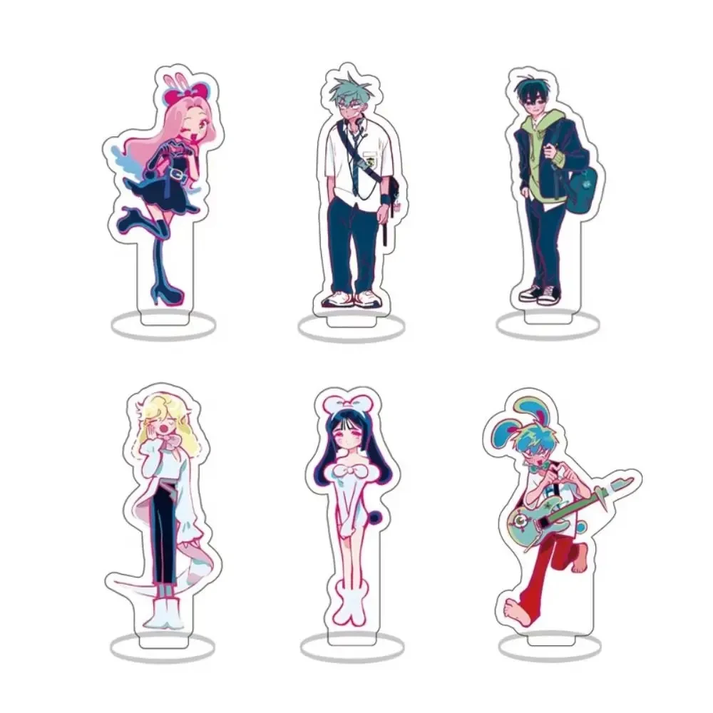 New Ivan Till Alien Stage Acrylic Stand Action Figure Sua Mizi Anime Model 8cm Luka Hyuna Collection Toys For Fans Gifts