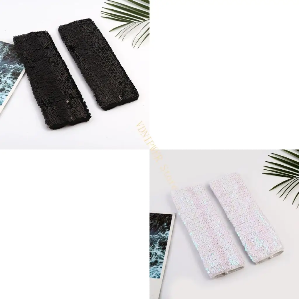 

Elegant Glittering Sequins Arm Sleeves Oversleeves For Special Event Gathering D08E