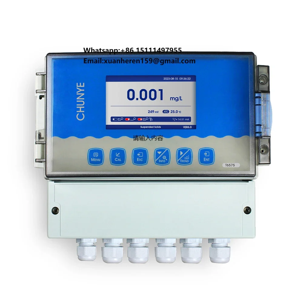 New Arrival Online Digital Suspend Solids Meter MLSS Controller for Water Turbidity Meter Water Quality Online Turbidity Sensor