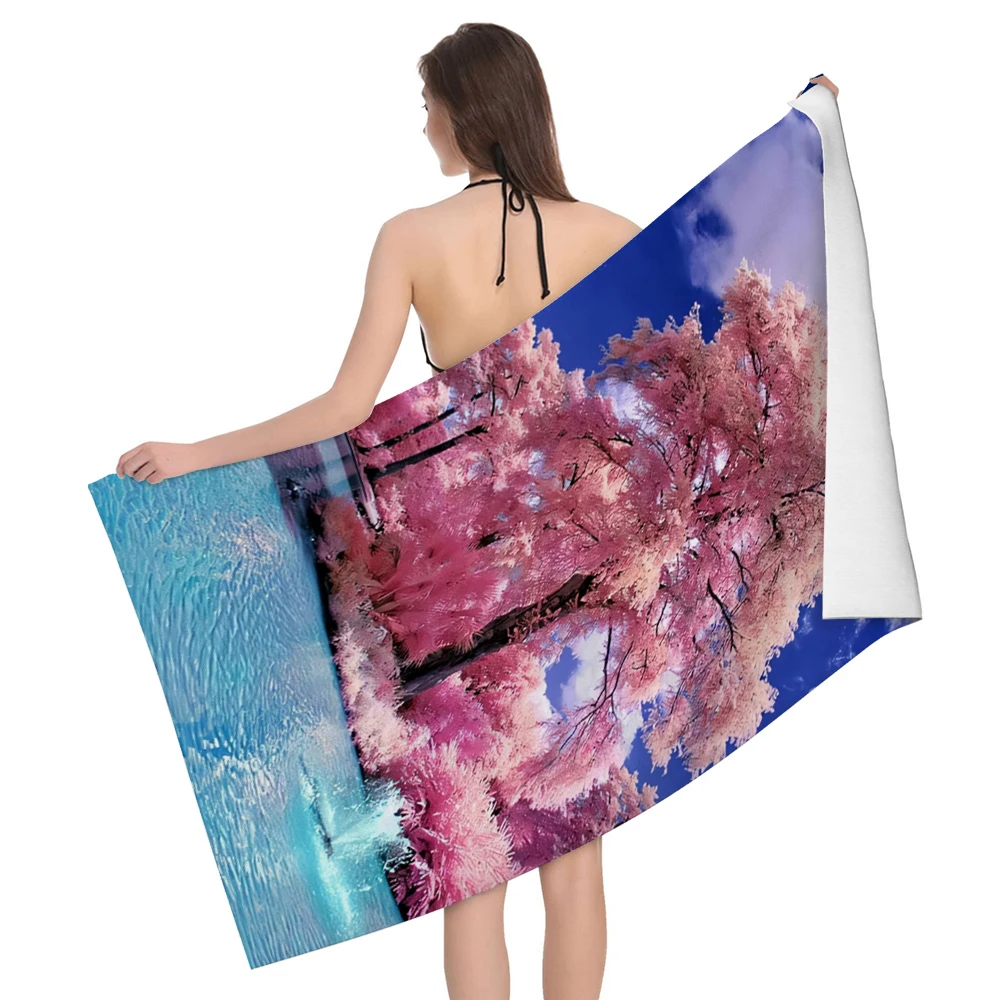 Home bath towels for the body towels Natural Animal Style bath quick drying microfiber beach towel man women large sports towel