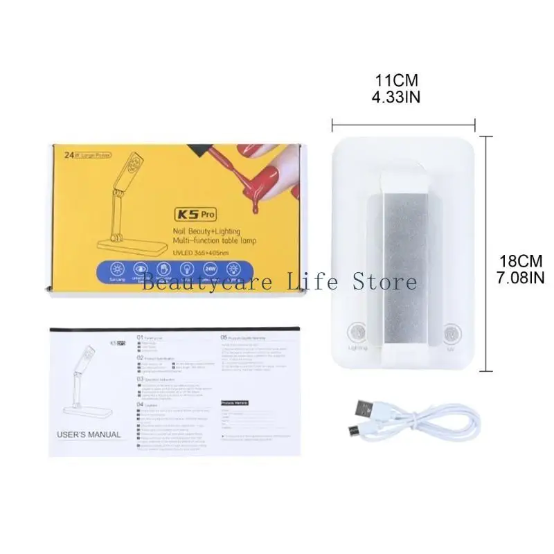 652c 24W UV LED LED LAMPAGNO ALLIA ALLIAGGI ESCUTIVO USCUTO USB LAMPAGGIO MANICURE MIGURA DAY