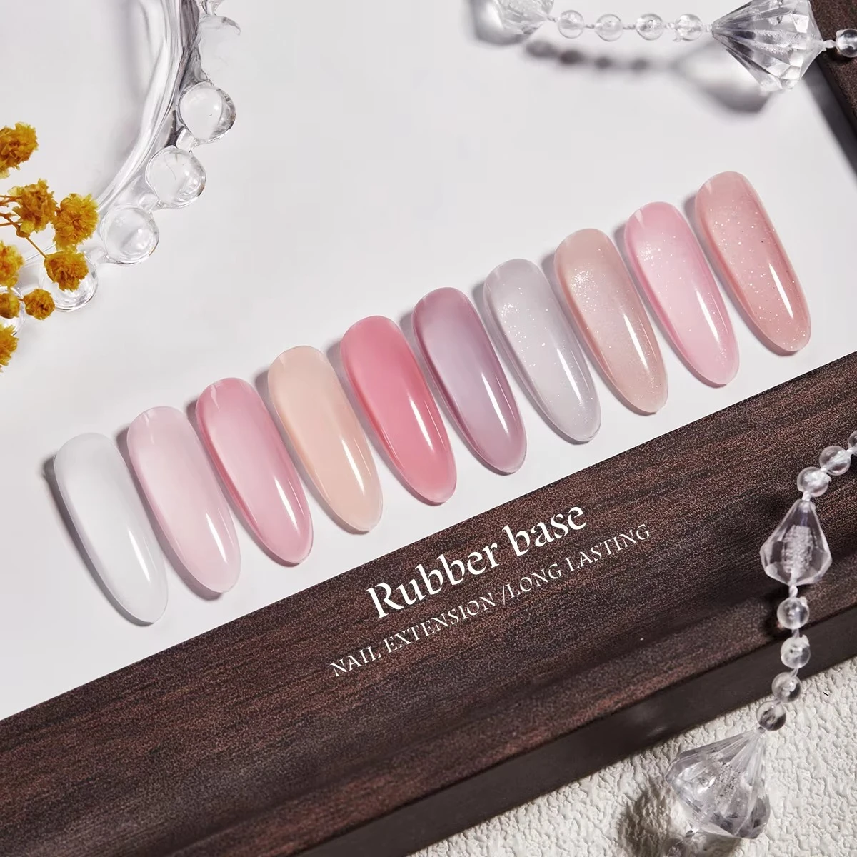 

High Quality 15 ml Professional Rubber Base Gel 30 Color Nail Polish Set Non Toxic Nail Polish