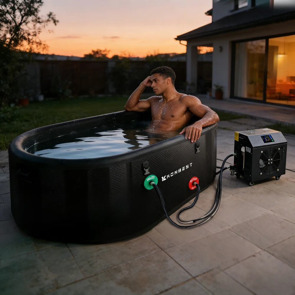 Bath - Katlanabilir Buz Banyosu Küveti Kriyoterapi Sistemli