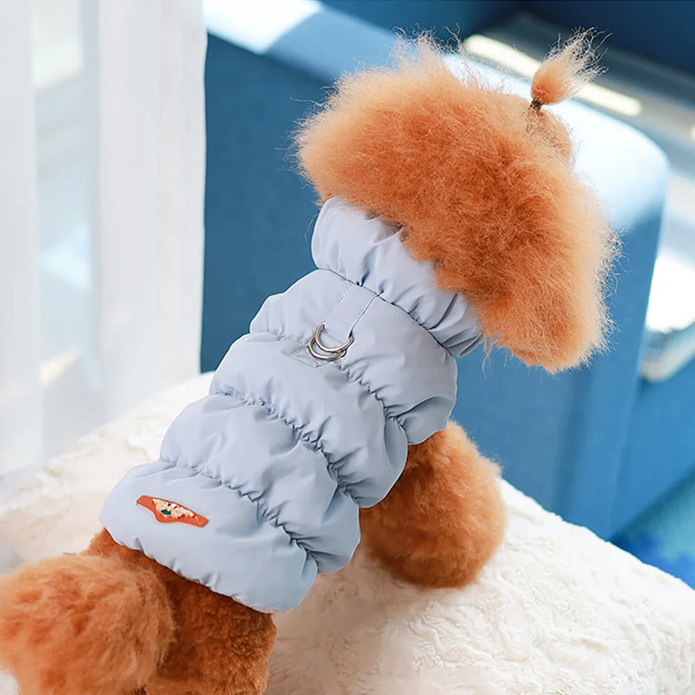 Dog Winter Clothes Warm Cotton Dogs Jacket Coat Windproof Pet Clothing Chihuahua Yorkshire Dogs Clothes Ropa Perro With D Ring