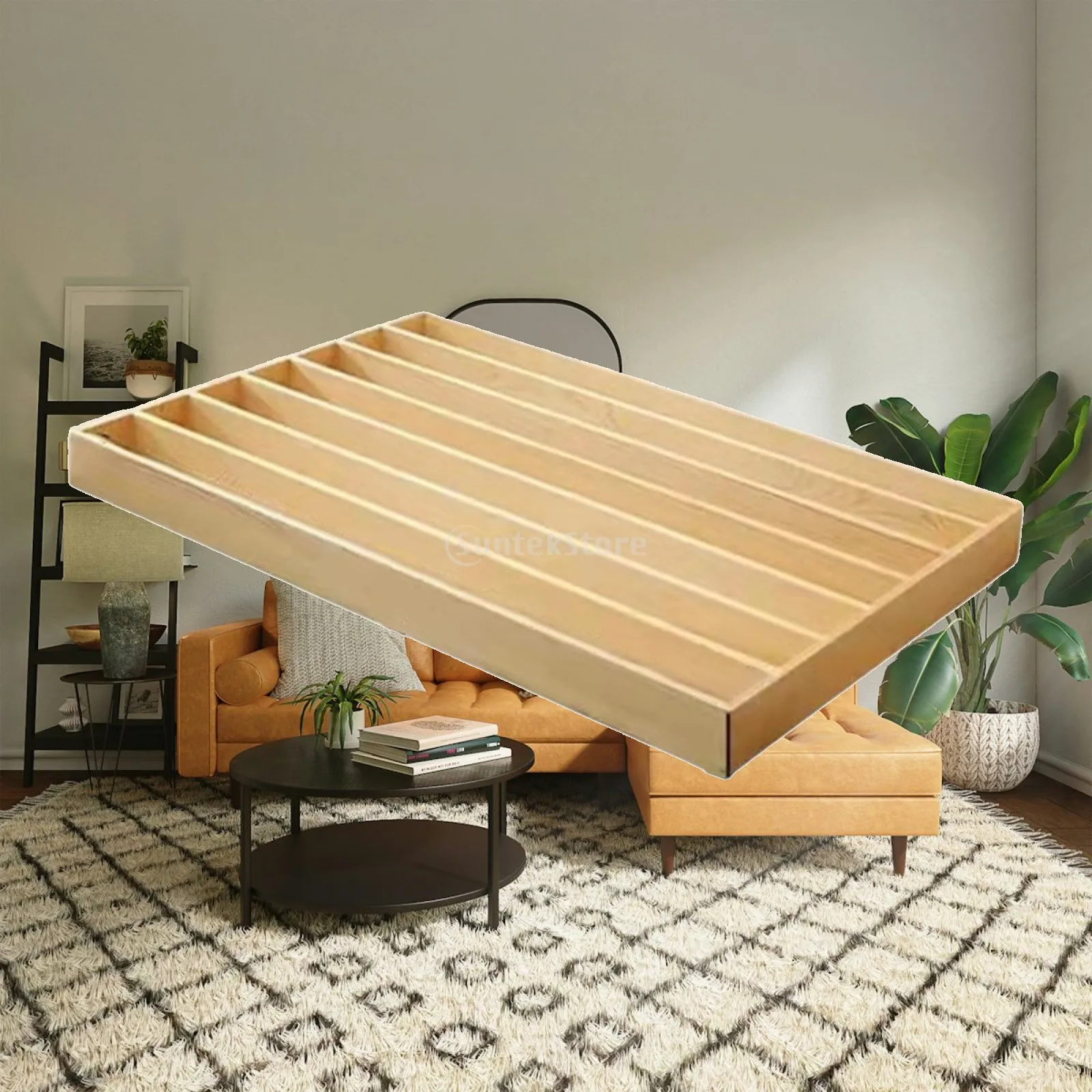 Modern Wood Toy Car Display Shelf Organizer for Model Cars Miniatures Storage Rack Collectible Display for Home