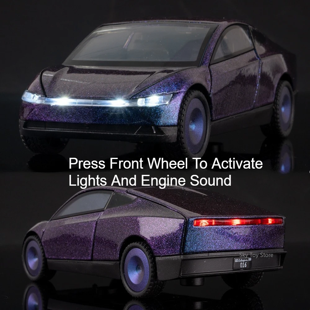 1:32 Robotaxi 911 DaKar juguetes en miniatura modelos de aleación coches fundidos sonido luz tirar hacia atrás puertas vehículos abiertos juguete educativo para niños