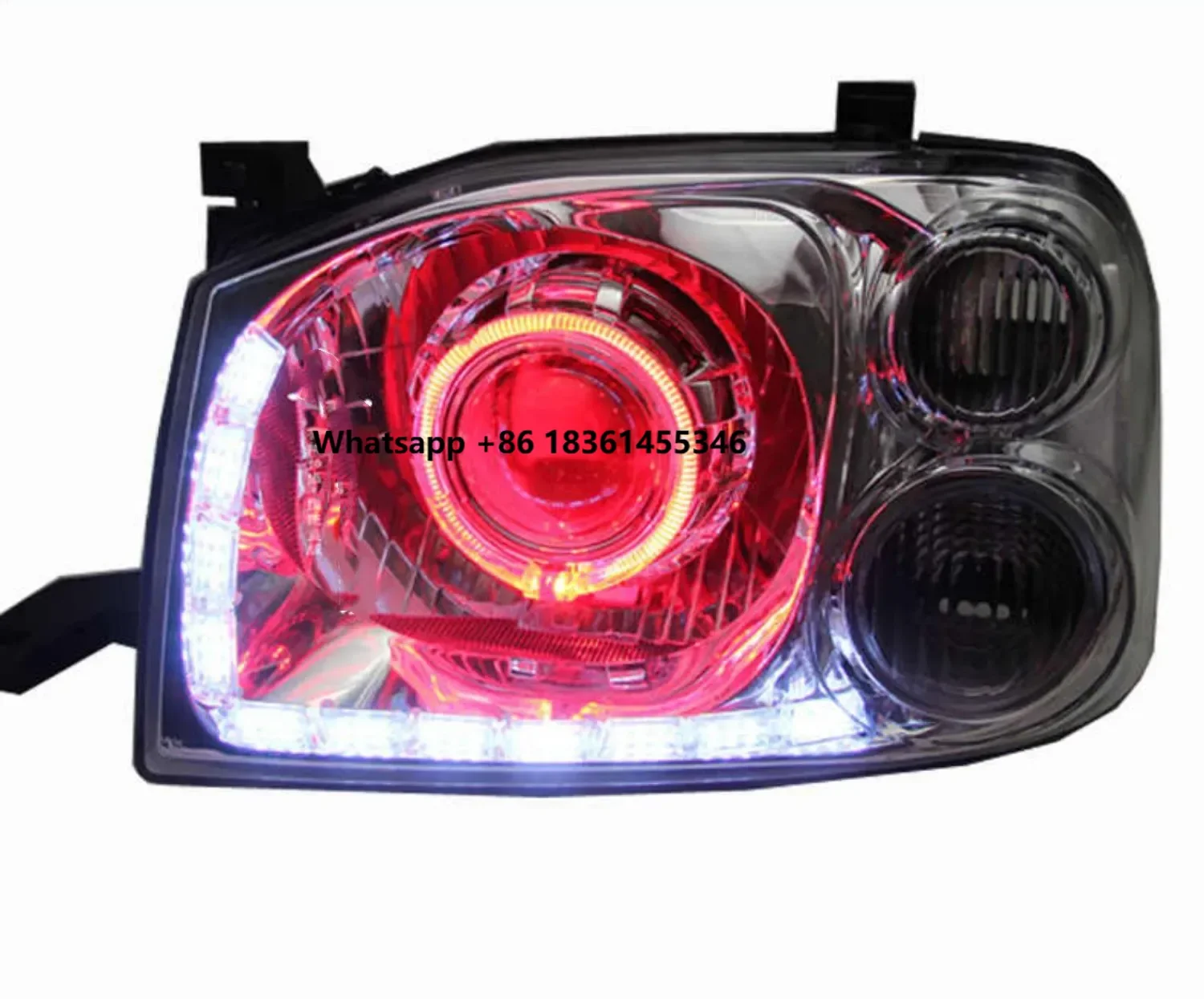 

for Paladin Angel Eye DRL Daytime Running Light With Projector Lens LED Xenon Headlight