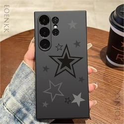 삼성 갤럭시 S25 S24 S23 S22 S21S20 노트 10 20 Lite Ultra FE Plus 5G 소프트 커버용 5 각형 별 보호 폰 케이스
