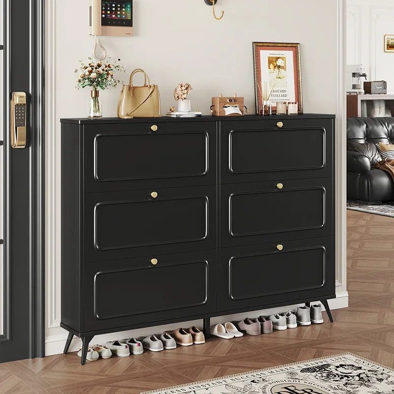 

Modern Organizer Shoe Cabinet Living Room Display Flip Hidden Shoe Shelf Bedroom Designer Hallway Zapatero Entrance Furniture