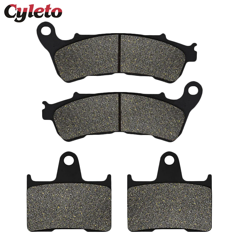 Motorcycle Front or Rear Brake Pads for Harlay Superlow XL 883 L Iron XL 883 N Roadster XL 883 R Custom XL 1200 T XL 1200 X V