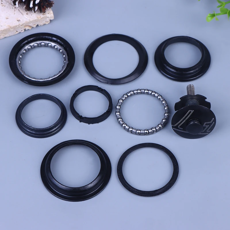 

【W】Bike Fork Bike Parts Road Bike Black Alloy 44mm 1 1/8" Bike Threadless Headset Head-Tube Bike External Headset Parts