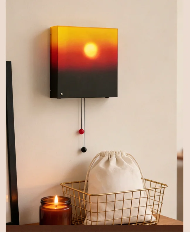 Kinetic Sunrise Sunset Wall La - Lighting Decor Sunrise recension och pris