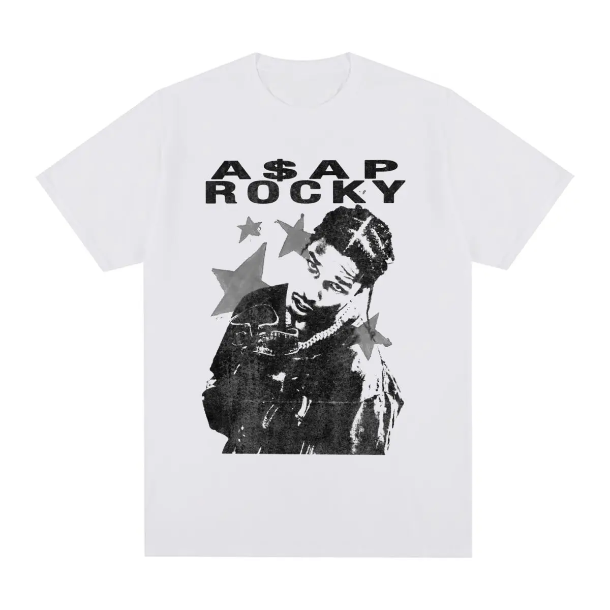 ASAP Vintage T-shirt Hip Hop Trend Cotton Men T shirt New Tee Tshirt Womens Tops