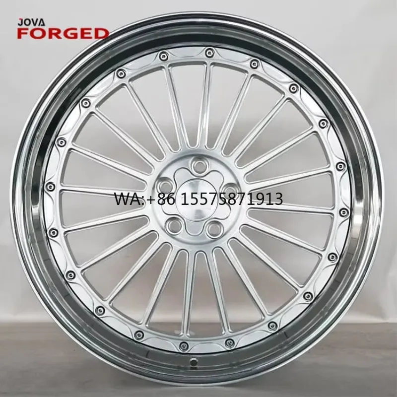 

Multispoke Polished Lip 18in 5x120 Deep Dish 2 Piece Wheel Forged T6 6061