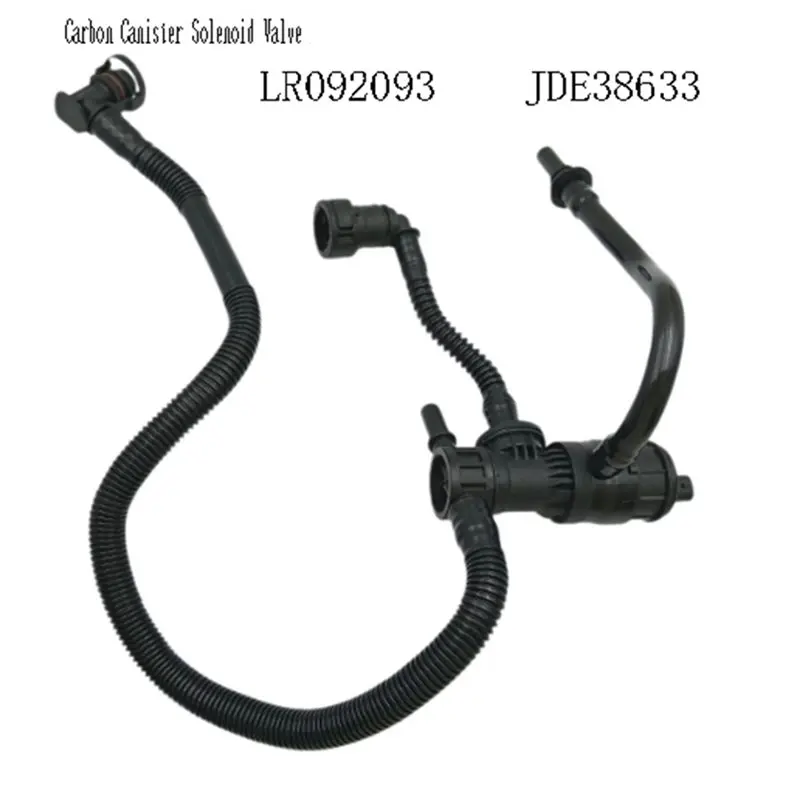 X39A-For Jaguar F-Pace X761 For Land Rover Range Rover IV L405 JDE38633 LR092093 Carbon Canister Solenoid Valve Fuel Vapour Hose