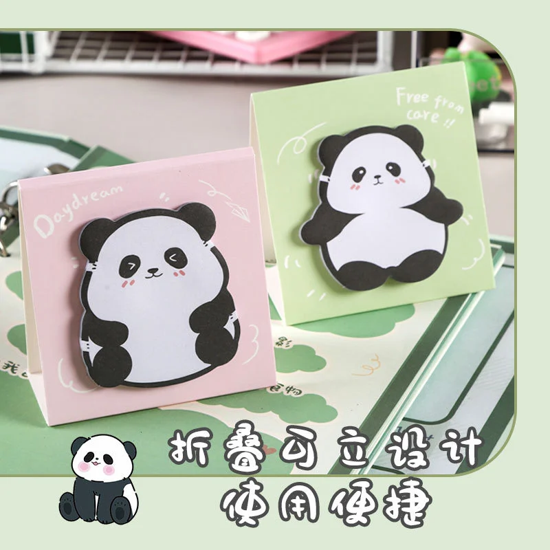 36pcs/lot Creative Panda Memo Pad Sticky Note Creative N Times Stationery Label Notepad Bookmark Post School Supplies