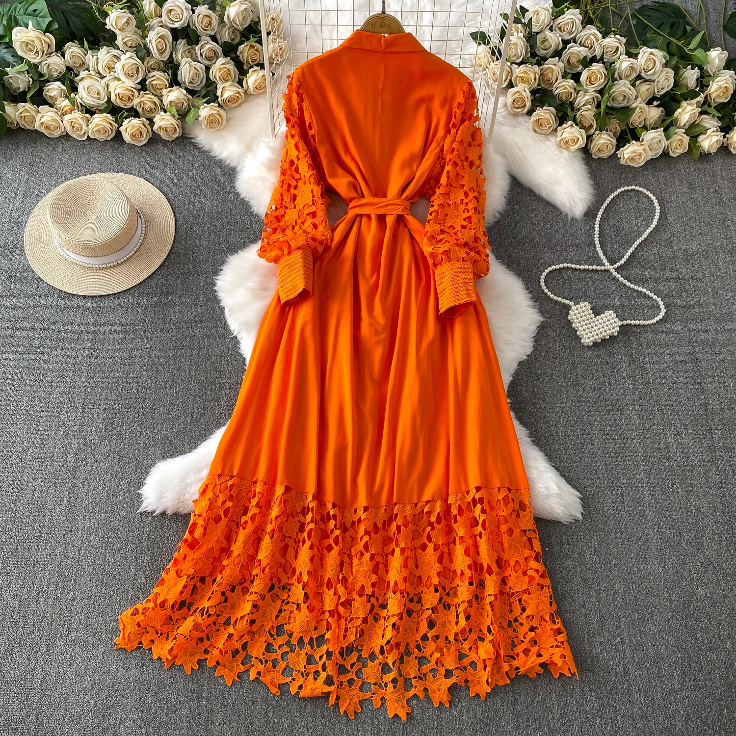French chic Single Breasted lace slim fairycore dress women's summer waist Beach dresses women clothing - AliExpress 200000345 French chic Single Breasted lace slim fairycore dress women's summer waist Beach dresses women clothing - AliExpress 200000345