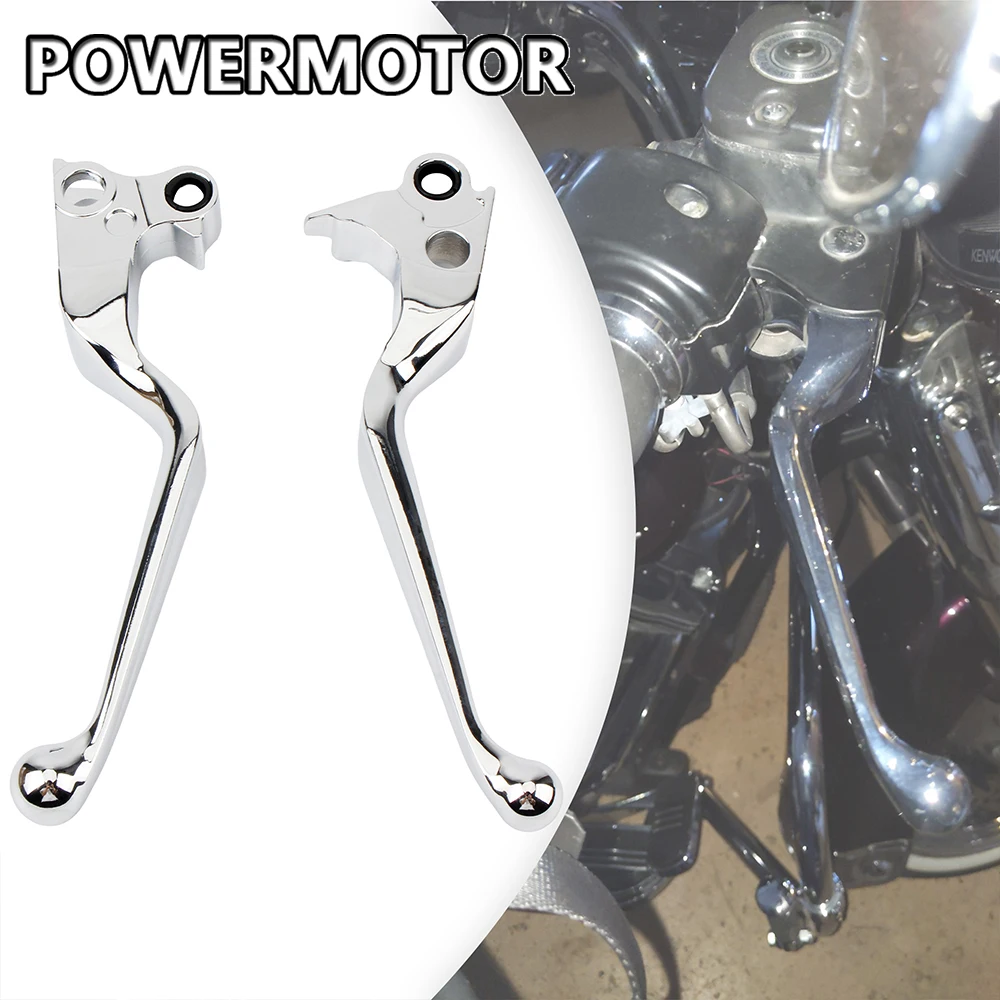 Motorrad Bremse Kupplung Hebel Chrom Hand Control Bremshebel Modifikation Für Harley Sportster XL Dyna Softail Fatboy Touring