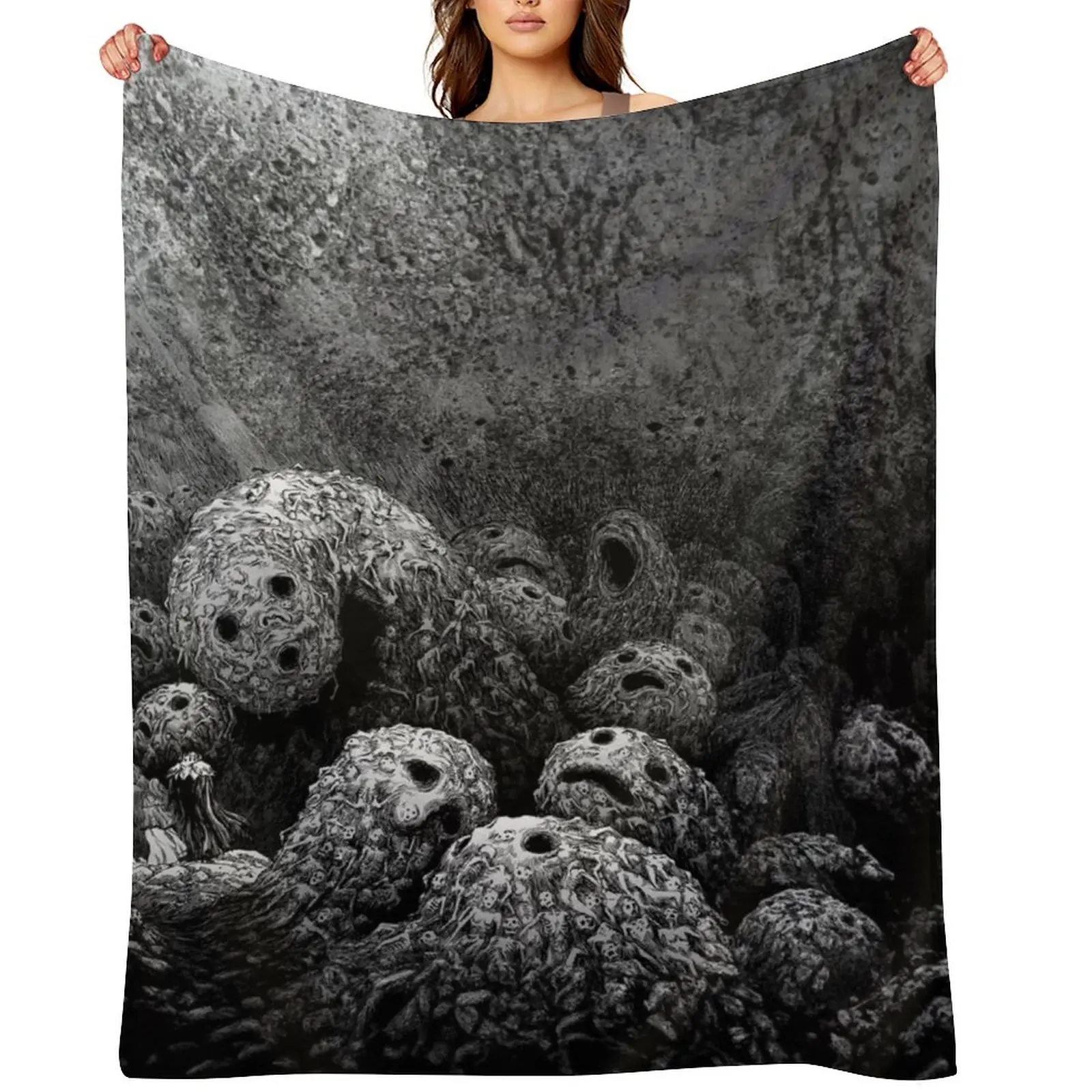 

berserk -1 Throw Blanket Bed covers Single for sofa Plush Blankets