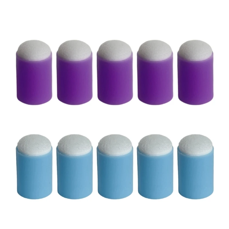 K1AA Craft Vẽ Sponge Dauber Finger Sponge Daubers Vẽ ngón tay Bộ bọt biển