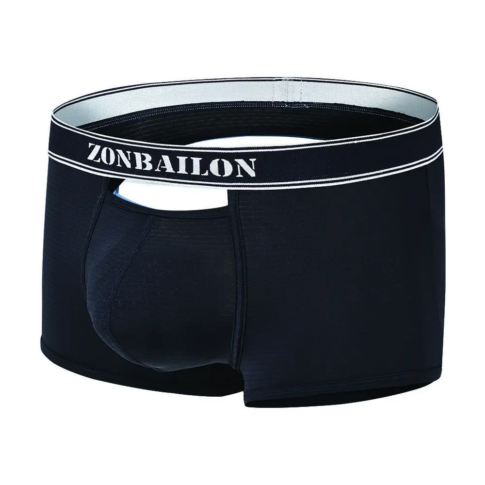 ZONBAILON Men’s BoxerBriefs Soft Front Open Boxer Comfortable Trunks M-3XL
