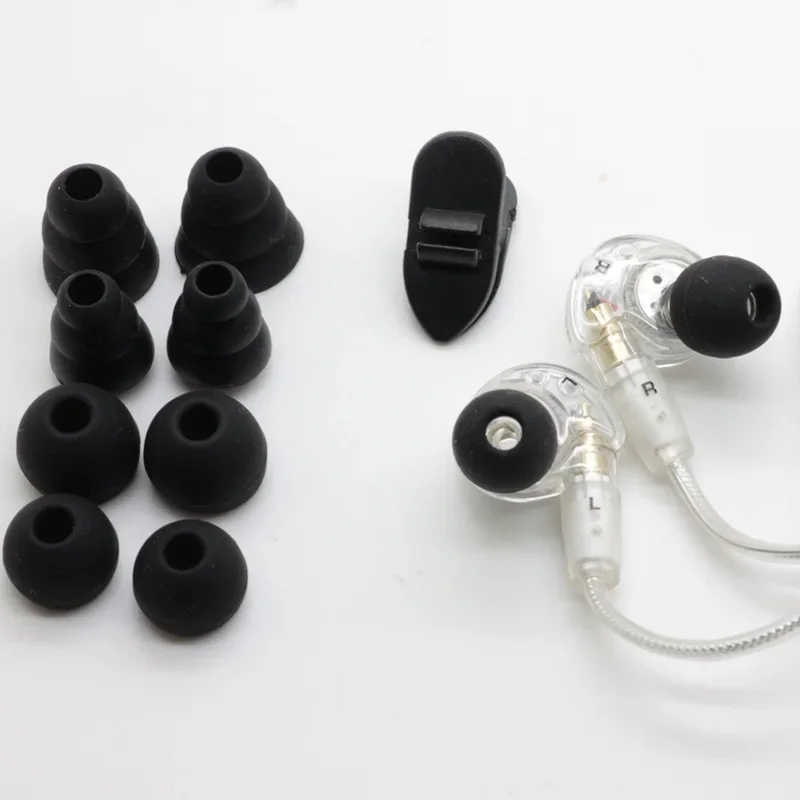 Soft Silicone Replacement Ear Tips Compatible With MEE Audio M3P M6 M6P M6PRO M7P S6P X6 In-Ear Wireless Earbuds