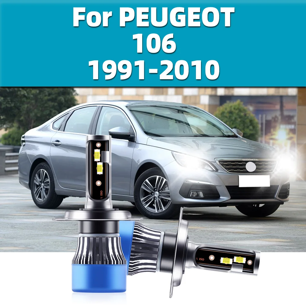 Car Headlight H4 LED Bulb Car Lamps 15000LM 110W CSP For PEUGEOT 106 1991-2000 2001 2002 2003 2004 2005 2006 2007 2008 2009 2010