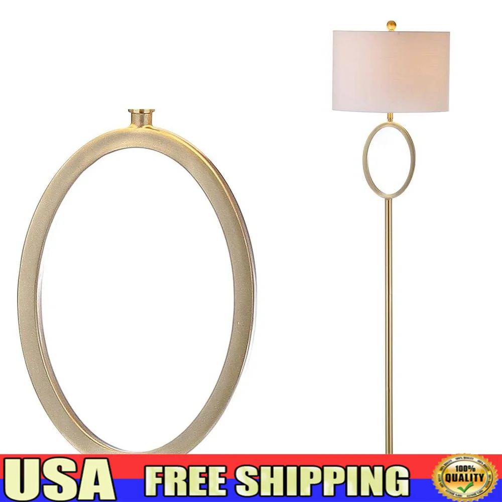 

Metal LED Floor Lamp Modern Contemporary Glam Traditional Office Living Room Dining Bedroom 61" April JonathanY HOOP Design GU24