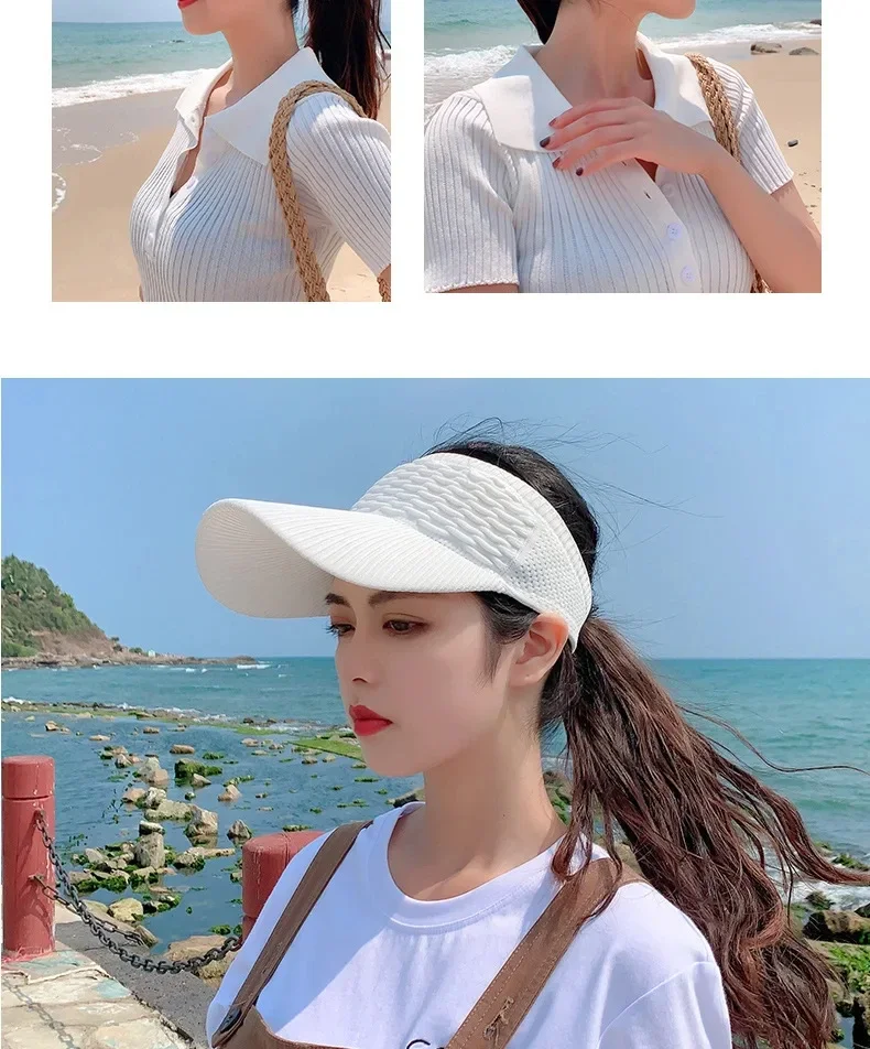 Baseballkappe mit neuen Fischschuppen-Designs, Sommer-Sonnenhut für Internet-Anwender, Koreanischer Strick-Sonnenhut für Outdoor-Sport – Detail 13