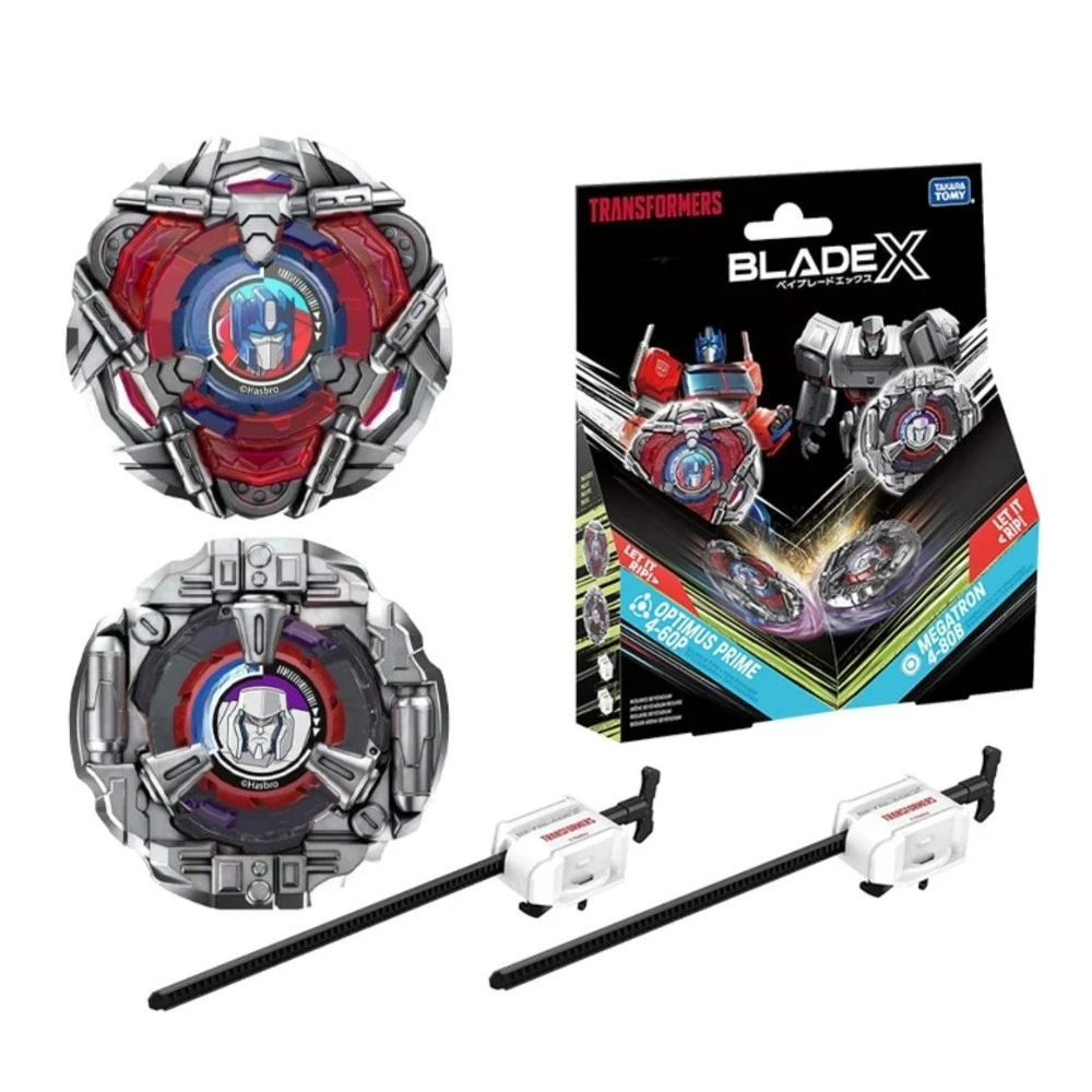 

Трансформеры Collab Optimus Prime 4-60P Vs Megatron 4-80B BXG-36 Original Takara Tomy Bey X Blade