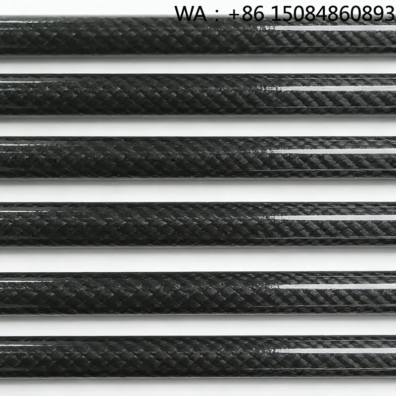 

3K Carbon Fiber Tube with Custom Thickness, Custom Diameter Length, Lightweight High Strength Industrial Pipe