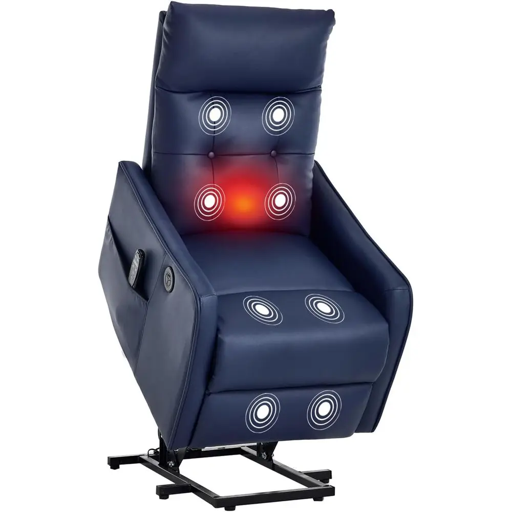 

Adjustable Power Recliner with Heat, Massage, and Remote Control for Comfortable Seating
